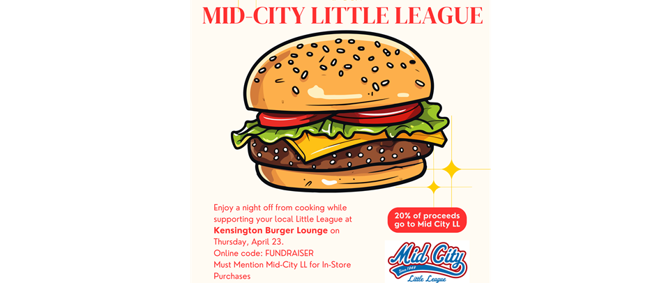 April 23: Eat at Burger Lounge to Support MCLL!